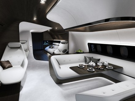 two German companies created an ultra sleek luxury airplane